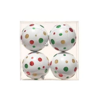 Juego De 4 Bambalinas Lunares 10Cm Caja Pvc