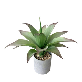 Planta artificial Agave en maceta 25 × 35 × 25 cm – verde