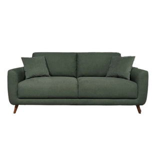 Sofá Dos Puestos Color Verde Tela Velvet 196×90×92 Cm Color Verde Tela Velvet