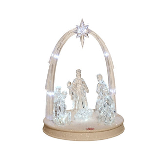 Sagrada familia LED 28 cm baterías no incluidas – transparente