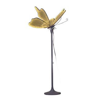 LED Butterfly Figure Lamp Warm Lights with Metal Base 110V 178 Cm
