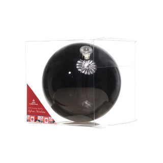 Bambalina negra brillante de 15 cm en caja