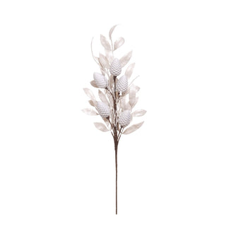 Rama decorativa navideña de 70 cm – blanco