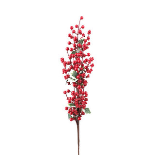 Rama decorativa navideña de 71 cm – rojo