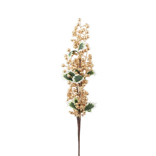 Rama decorativa navideña de 71 cm – dorado