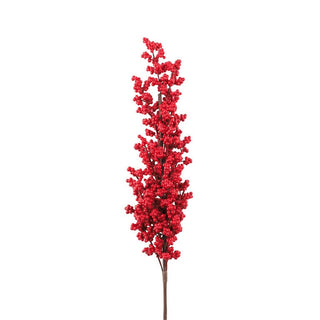 Rama decorativa navideña de 85 cm – rojo