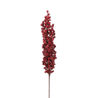 Rama navideña de follaje borgoña de 85 cm