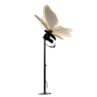 Lámpara mariposa dorada con movimiento de 80 cm