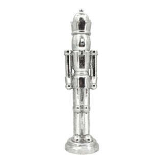 Figura soldado cascanueces de 41 cm – plateado