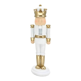 Figura soldado cascanueces de 26,5 cm – dorado / blanco