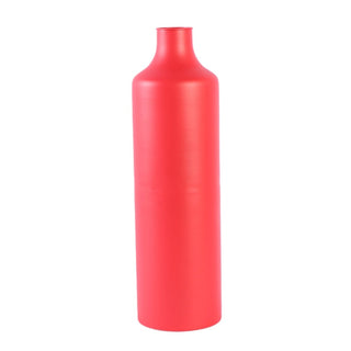 Florero decorativo alto de 68,2 × 20 × 8,5 cm – rojo