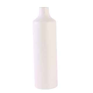 Florero decorativo alto de 68,2 × 20 × 8,5 cm – blanco