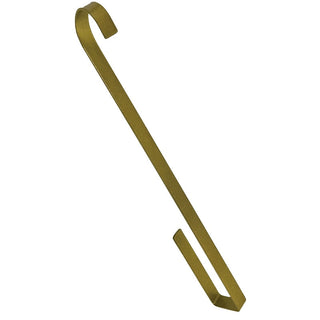 Gancho para corona navideña de 4,5 × 30,5 cm – dorado