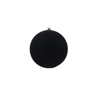 Bambalina navideña de felpa de 15 cm – negro