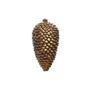 Piña navideña colgante de 25 cm – mocha