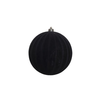 Bambalina navideña de felpa de 20 cm – negro
