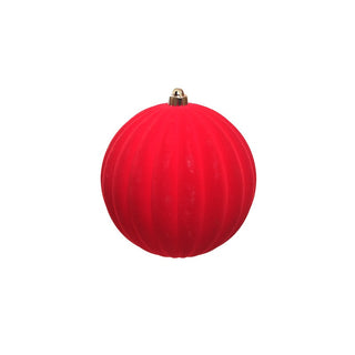 Bambalina navideña de felpa de 20 cm – rojo