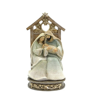 Sagrada Familia en portal de 29,5 cm – menta