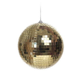 Bambalina navideña efecto mosaico de 20 cm – dorado