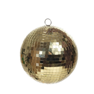 Bambalina navideña efecto mosaico de 25 cm – dorado