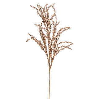 Rama decorativa navideña congelada 73 cm - color dorado