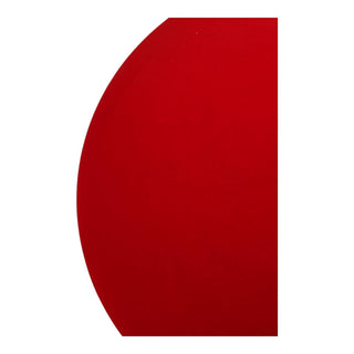 Bambalina navideña efecto terciopelo 30 cm - color rojo