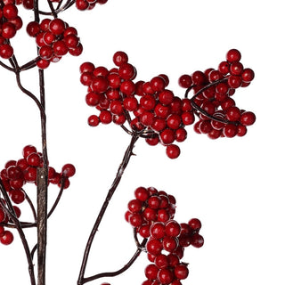 Rama decorativa navideña Berry 104 cm - color rojo