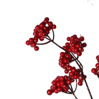 Rama decorativa navideña Berry 104 cm - color rojo