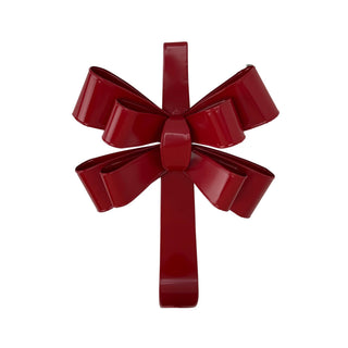 Set de Cascabeles decorativo navideño metálico cinturón santa 32 × 12 × 44 cm - color rojo