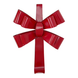 Set de Cascabeles decorativo navideño metálico cinturón santa 32 × 12 × 44 cm - color rojo