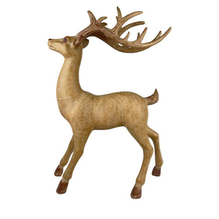 Reno decorativo navideño efecto madera de pie 50.3 cm – natural