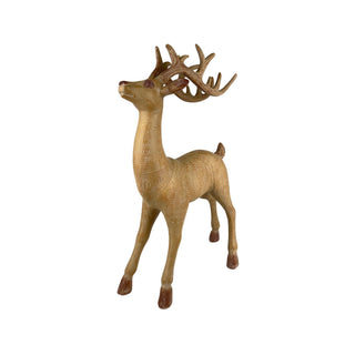 Reno decorativo navideño efecto madera de pie 50.3 cm – natural