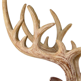 Reno decorativo navideño efecto madera acostado 41.3 cm – natural