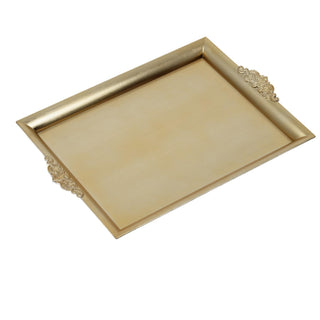 Bandeja plástica 41 × 29 × 3 cm - color dorado