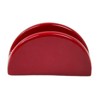 Servilletero de Cerámica 13 × 4.5 × 7.2 cm - color rojo