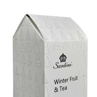 Vela aromática fruta de invierno y te en envase de vidrio domo 12 cm