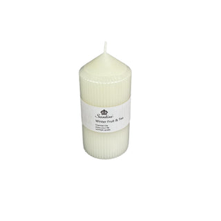 Vela de pilar aromática fruta de invierno y te 15 cm