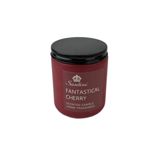 Vela aromática cereza fantástica en envase de vidrio 9 cm