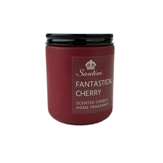 Vela aromática cereza fantástica en envase de vidrio 9 cm