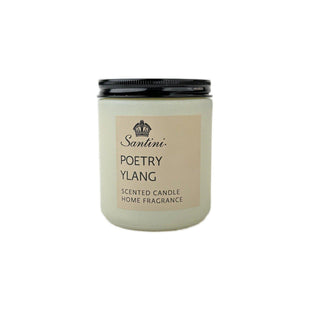 Vela aromática poesía ylang en envase de vidrio 9 cm