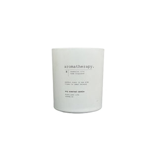 Vela aromática utopia de madera en tarro de vidrio 9.4 cm