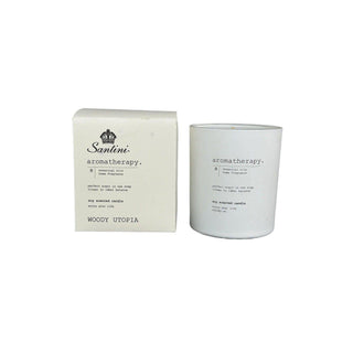 Vela aromática utopia de madera en tarro de vidrio 9.4 cm