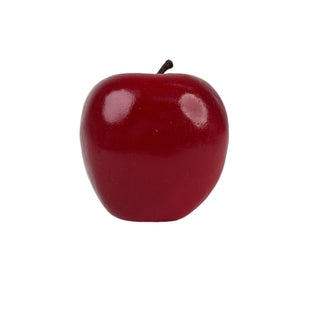 Juego de manzanas artificiales decorativas, 6 piezas - color rojo