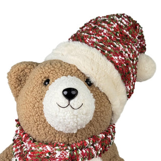 Oso decorativo navideño 39 × 36 × 93 cm