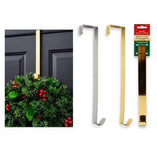 Gancho decorativo para colgar coronas 30.5 cm - colores surtidos Dorado y plateado