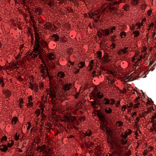 Lazo colgante de lentejuelas  50 × 40 cm - color burgundy