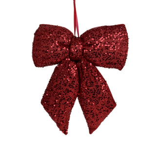 Lazo colgante de lentejuelas  50 × 40 cm - color burgundy