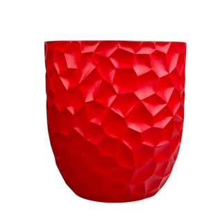 Jarrón decorativo 38 cm - color rojo