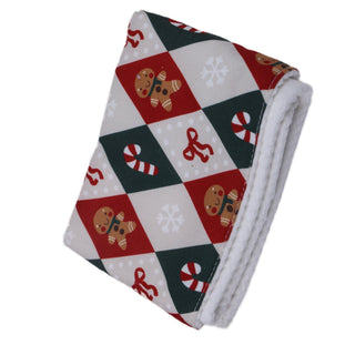 Juego de toallas de baño borde verde navideño 24 × 21 cm - color blanco