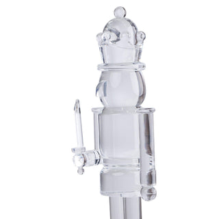 Cascanueces decorativo acrílico 29.5 cm - color transparente